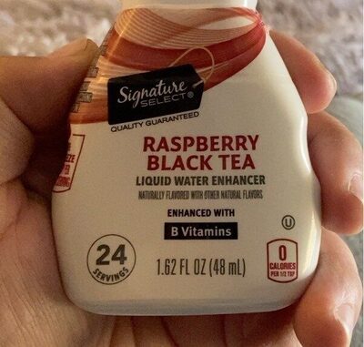 Raspberry Black Tea Flavored Liquid Water Enhancer, Raspberry Black Tea