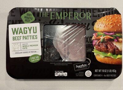 The Emperor Wagyu Beef Patties, The Emperor