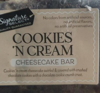 Cookies 'N Cream Cheesecake Bar, Cookies 'N Cream