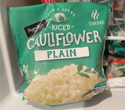 Plain Riced Cauliflower, Plain