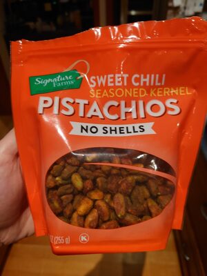 Sweet Chili No Shells Seasoned Kernel Pistachios, Sweet Chili