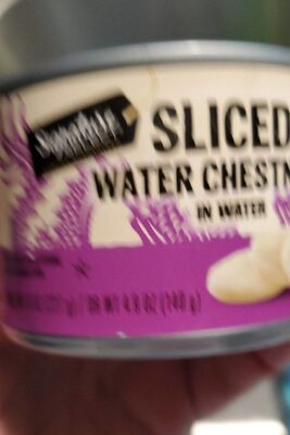 Sliced Water Chestnuts In Water