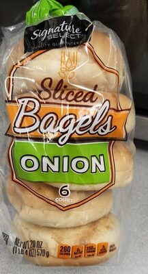 Sliced Onion Bagels