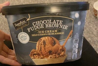 Chocolate Fudge Brownie Chocolate Ice Cream With A Fudge Swirl And Brownie Bits, Chocolate Fudge Brownie