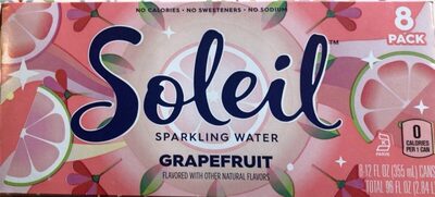 Grapefruit Sparkling Water, Grapefruit