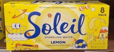 Lemon Sparkling Water, Lemon