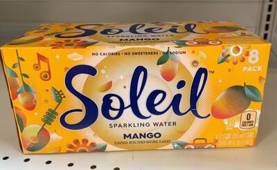Mango Sparkling Water, Mango