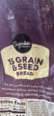 15 Grain & Seed Bread, 15 Grain & Seed