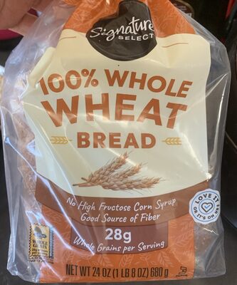 100% Whole Wheat Bread, 100% Whole Wheat