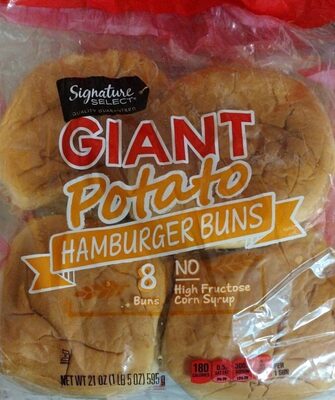 Potato Giant Hamburger Buns, Potato