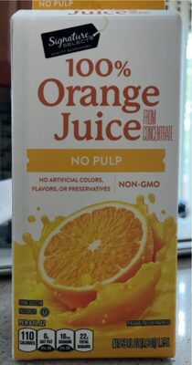 No Pulp Orange Juice, No Pulp