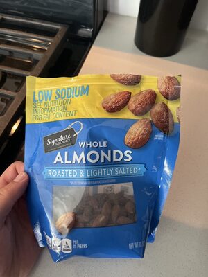 Roasted & Lightly Salted Whole Almonds, Roasted & Lightly Salted