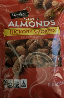 Hickory Smoke Whole Almonds, Hickory Smoke