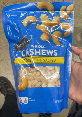 Roasted & Salted Whole Cashews, Roasted & Salted