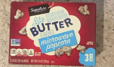 Lite Butter Microwave Popcorn, Lite Butter