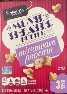 Movie Theater Butter Microwave Popcorn, Movie Theater Butter