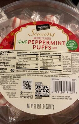 Peppermint Puffs Soft Candy, Peppermint Puffs