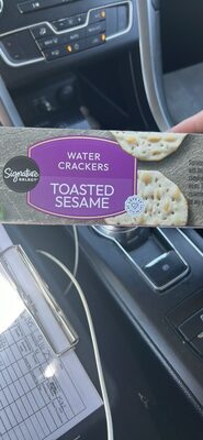 Toasted Sesame Water Crackers, Toasted Sesame
