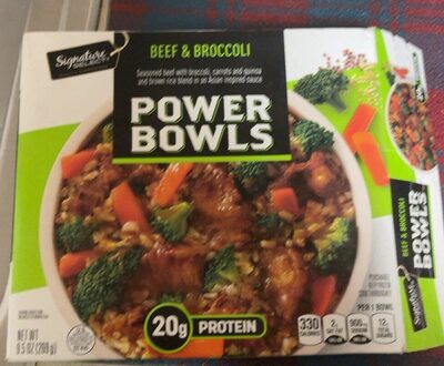 Beef & Broccoli Seasoned Beef With Broccoli, Carrots And Quinoa And Brown Rice Blend In An Asian Inspired Sauce Power Bowls, Beef & Broccoli