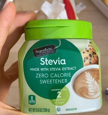 Stevia Zero Calorie Sweetener, Stevia