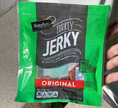 Original Turkey Jerky, Original