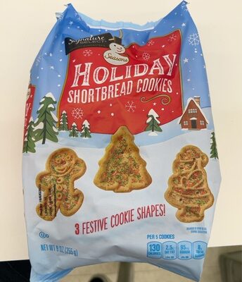 Holiday Seasons Shortbread Cookies, Holiday