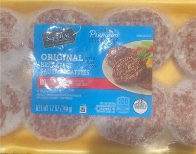 Original Breakfast Sausage Patties, Original