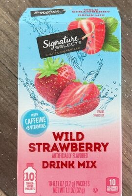 Wild Strawberry Flavored Drink Mix, Wild Strawberry
