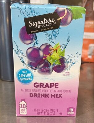 Grape Flavored Drink Mix, Grape