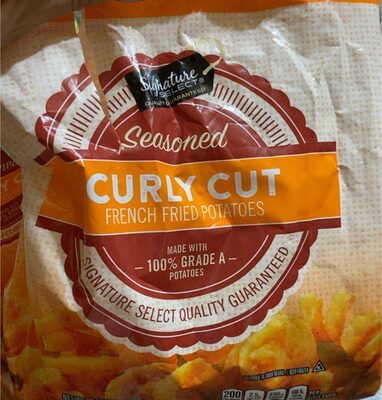 Seasoned Curly Cut French Fried Potatoes, Seasoned Curly Cut