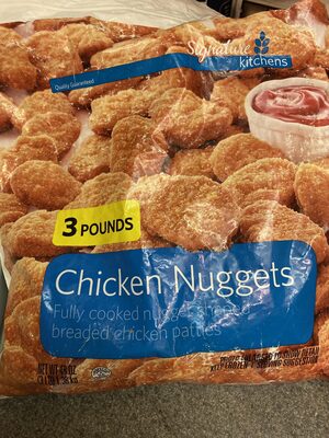 Fully Cooked Nugget Shaped Breaded Chicken Patties, Chicken Nuggets
