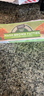 Hash Brown Patties Lightly Seasoned Chopped Potatoes, Hash Brown Patties