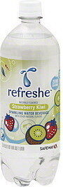 Strawberry Kiwi Flavored Sparkling Water Beverage, Strawberry Kiwi