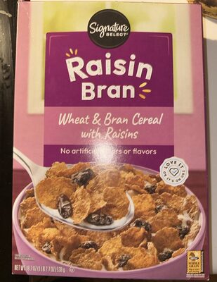 Raisin Bran Wheat & Bran Cereal With Raisins, Raisin Bran
