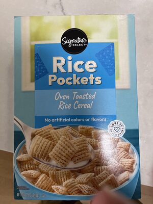 Rice Pockets Oven Toasted Rice Cereal, Rice Pockets