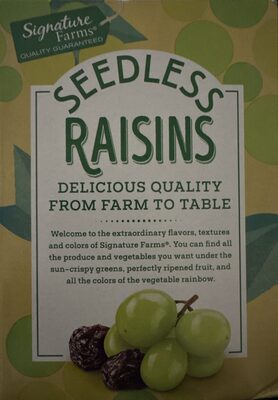 Signature Select Seedless Raisins 12oz Bag-in-a-Box