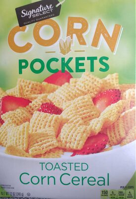 Corn Pockets Toasted Corn Cereal, Corn Pockets
