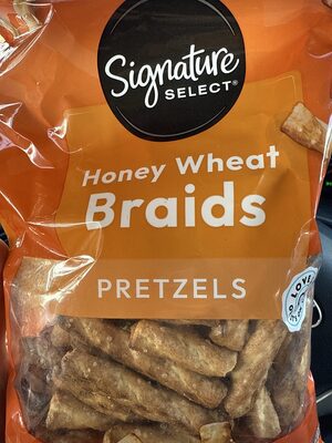Honey Wheat Pretzel Braids, Honey Wheat
