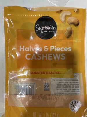 Roasted & Salted Cashews Halves & Pieces, Roasted & Salted