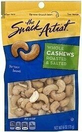 Roasted & Salted Whole Cashews, Roasted & Salted
