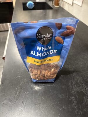 Roasted & Salted Whole Almonds, Roasted & Salted