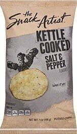 Sea Salt & Pepper Flavored Kettle Cooked Potato Chips, Sea Salt & Pepper