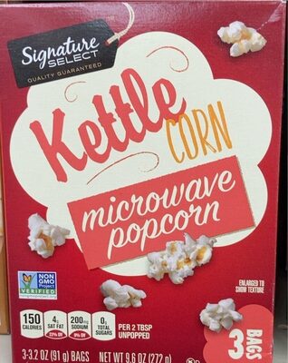 Kettle Corn Microwave Popcorn, Kettle Corn