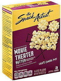 Movie Theater Butter Flavored Microwave Popcorn, Movie Theater Butter