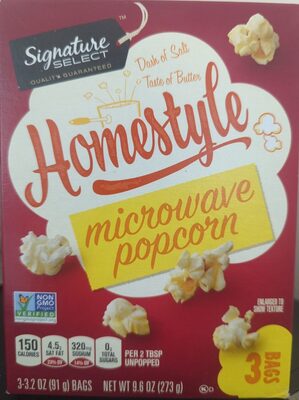 Homestyle Microwave Popcorn, Homestyle