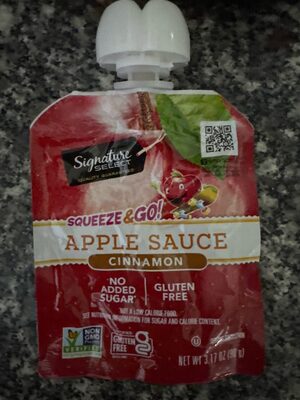 Cinnamon Squeeze & Go! Apple Sauce, Cinnamon