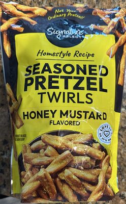 Honey Mustard Seasoned Pretzel Twirls, Honey Mustard