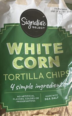 White Corn Tortilla Chips, White Corn