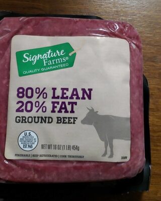 80% Lean/20% Fat Ground Beef