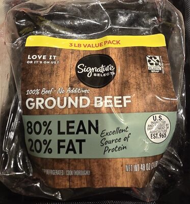 80% Lean/20% Fat Ground Beef